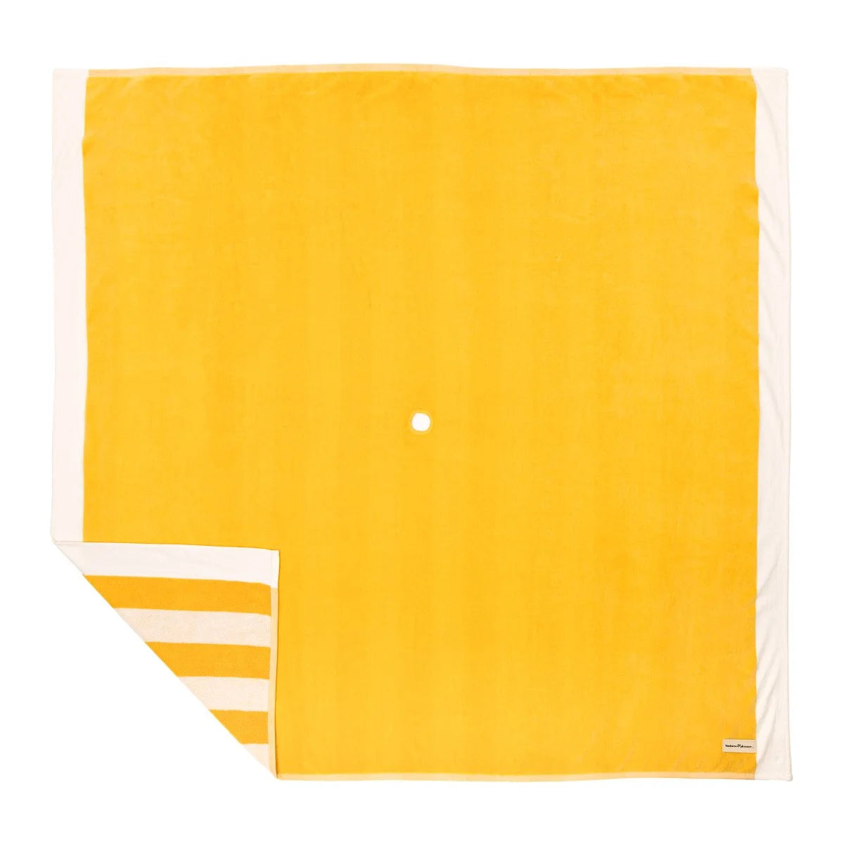 Beach Blanket Mimosa Yellow Stripe