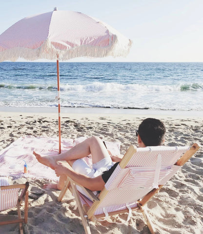 Beach Blanket Pink Stripe