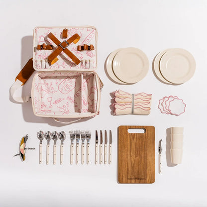 Picnic Set Pink Stripe