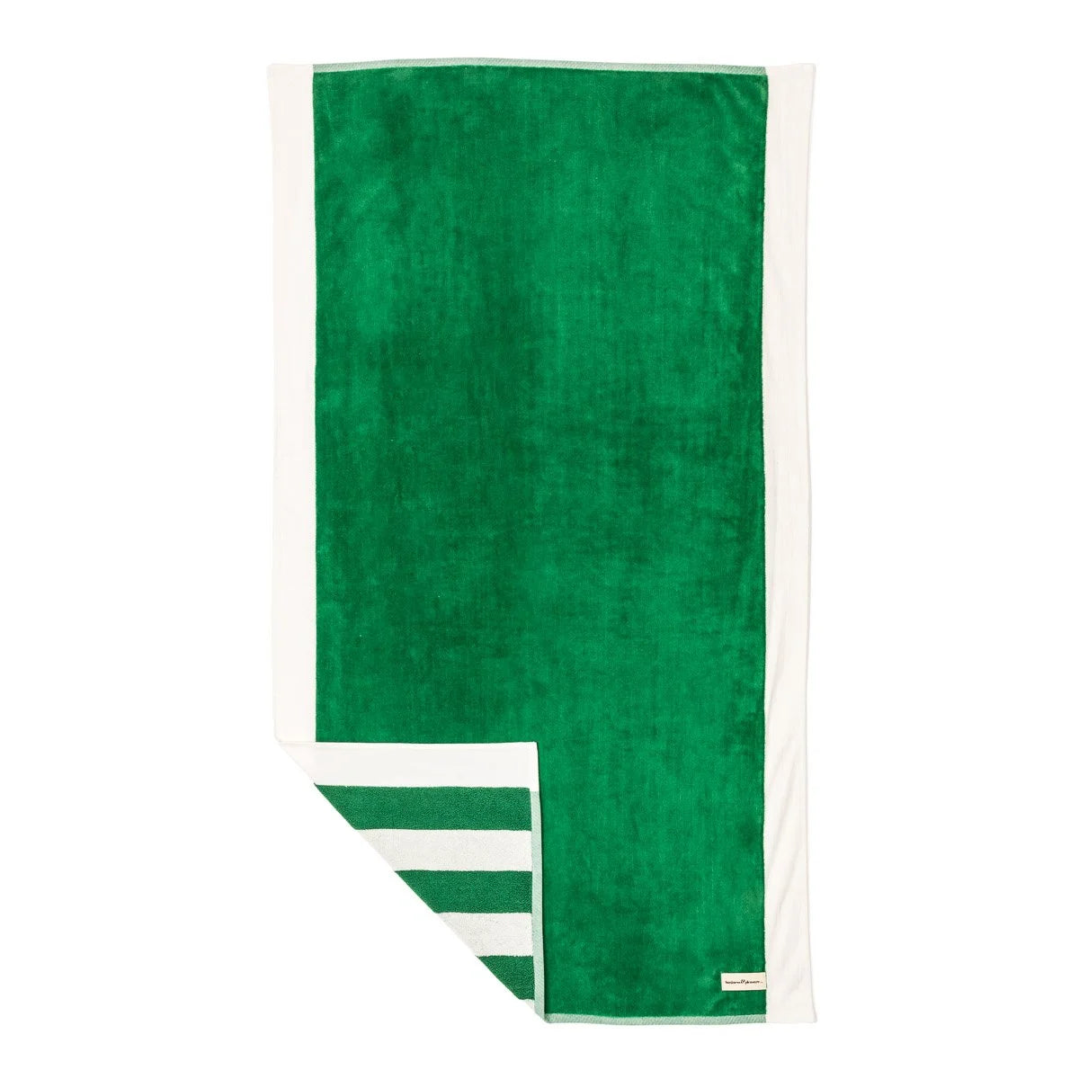 Beach Towel Canyon Green Stripe
