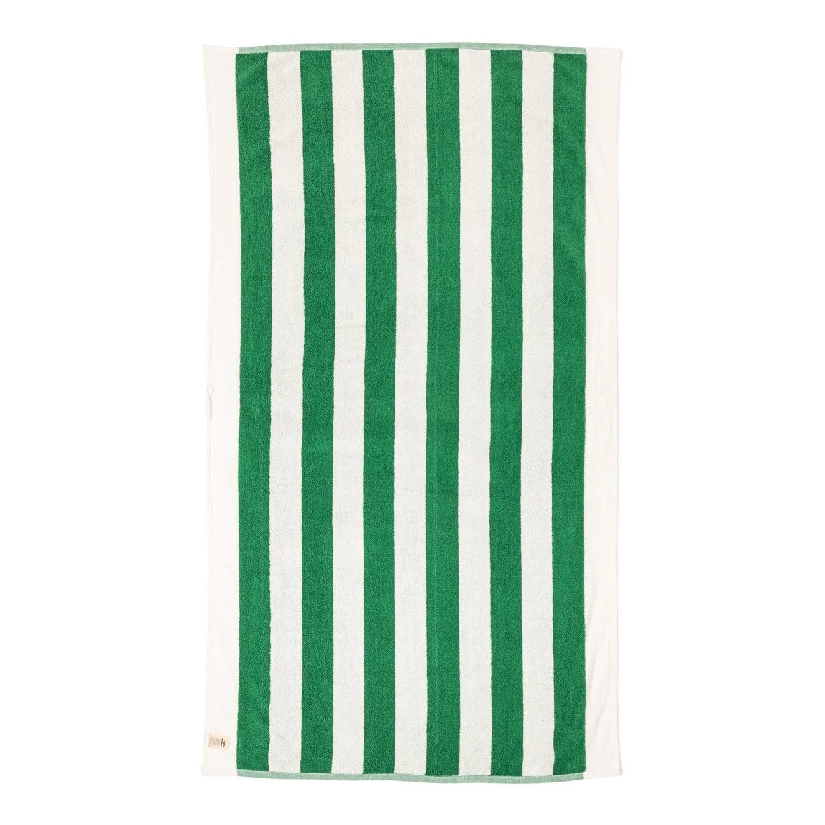 Beach Towel Canyon Green Stripe