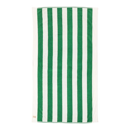 Beach Towel Canyon Green Stripe
