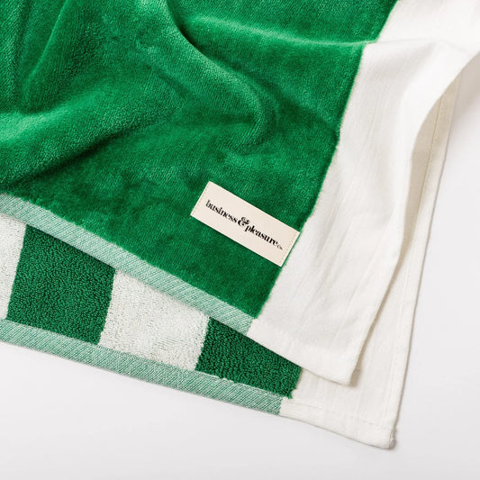 Strandhåndkle Canyon Grønn Stripe