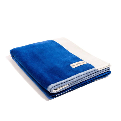 Beach Towel Mediterranean Blue Stripe