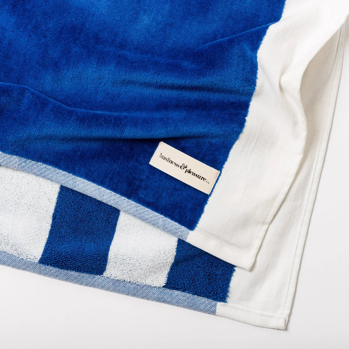 Beach Towel Mediterranean Blue Stripe