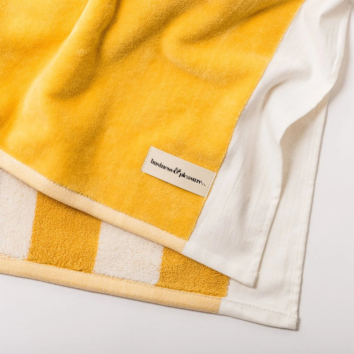 Beach Towel Mimosa Yellow Stripe