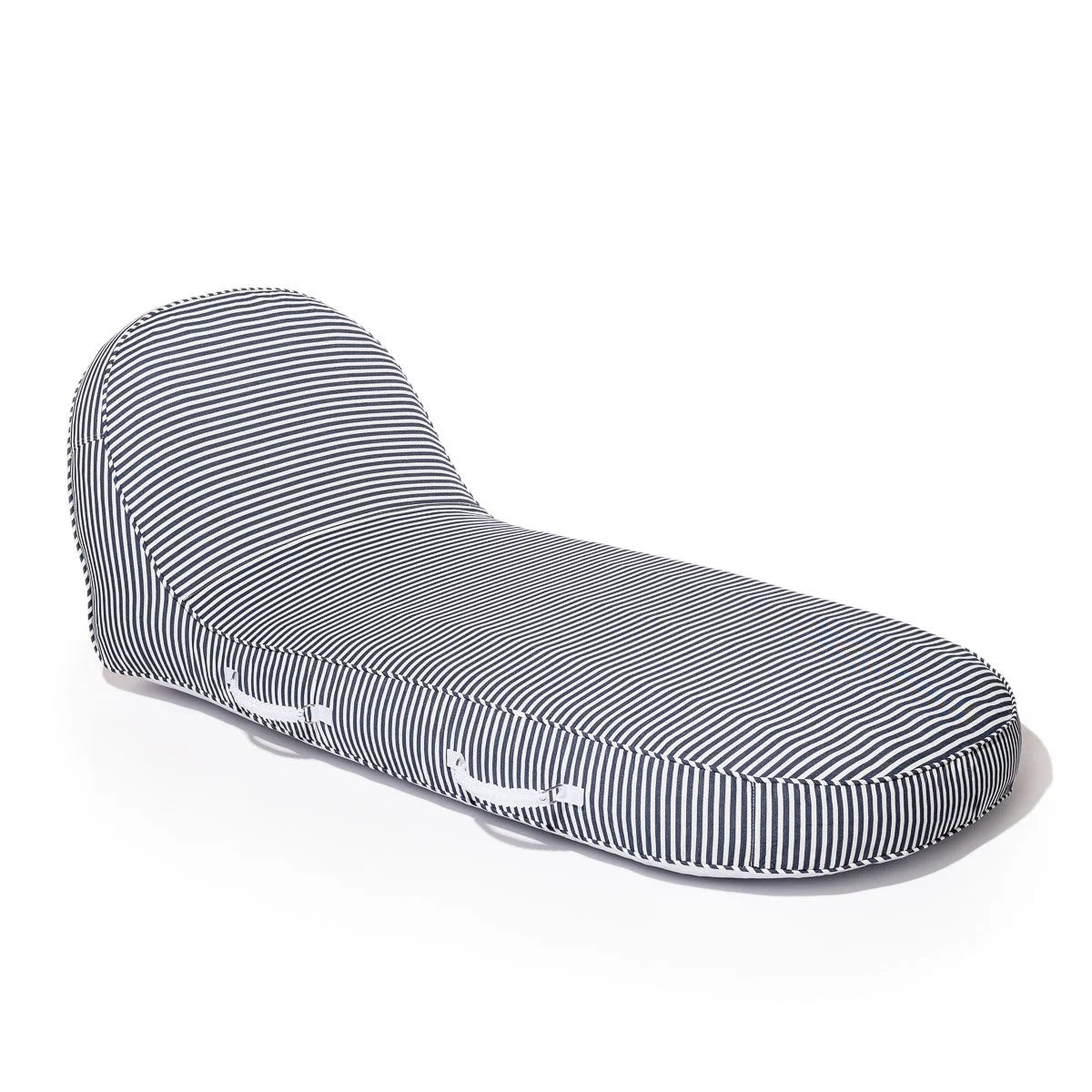 Pool Lounger Navy Stripe