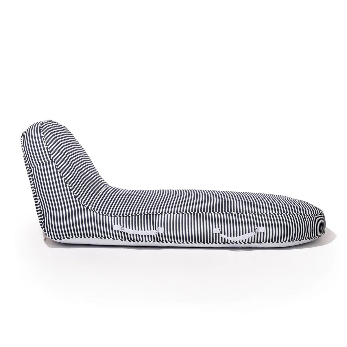 Pool Lounger Navy Stripe
