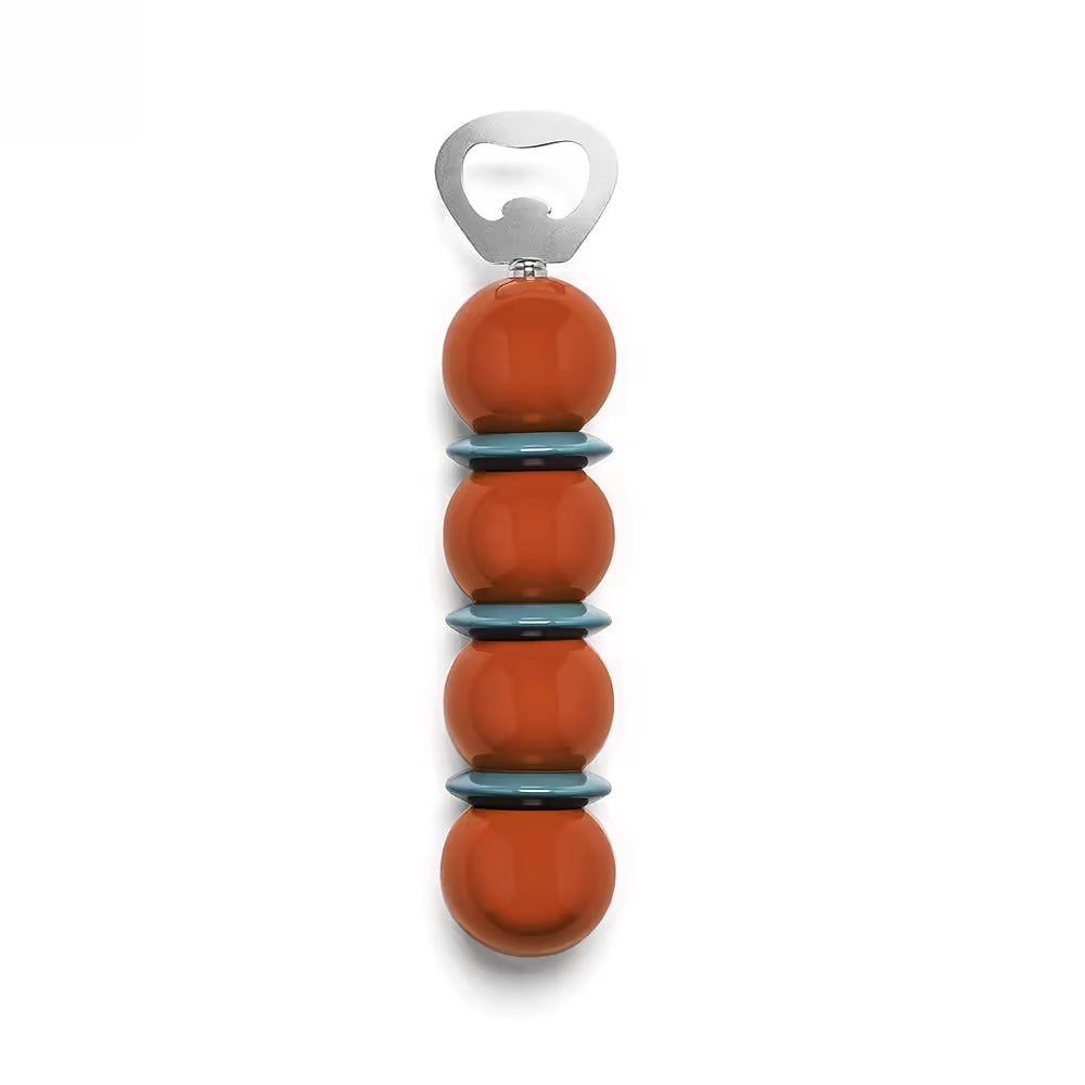 Pullonavaaja, oranssi ja chambray
