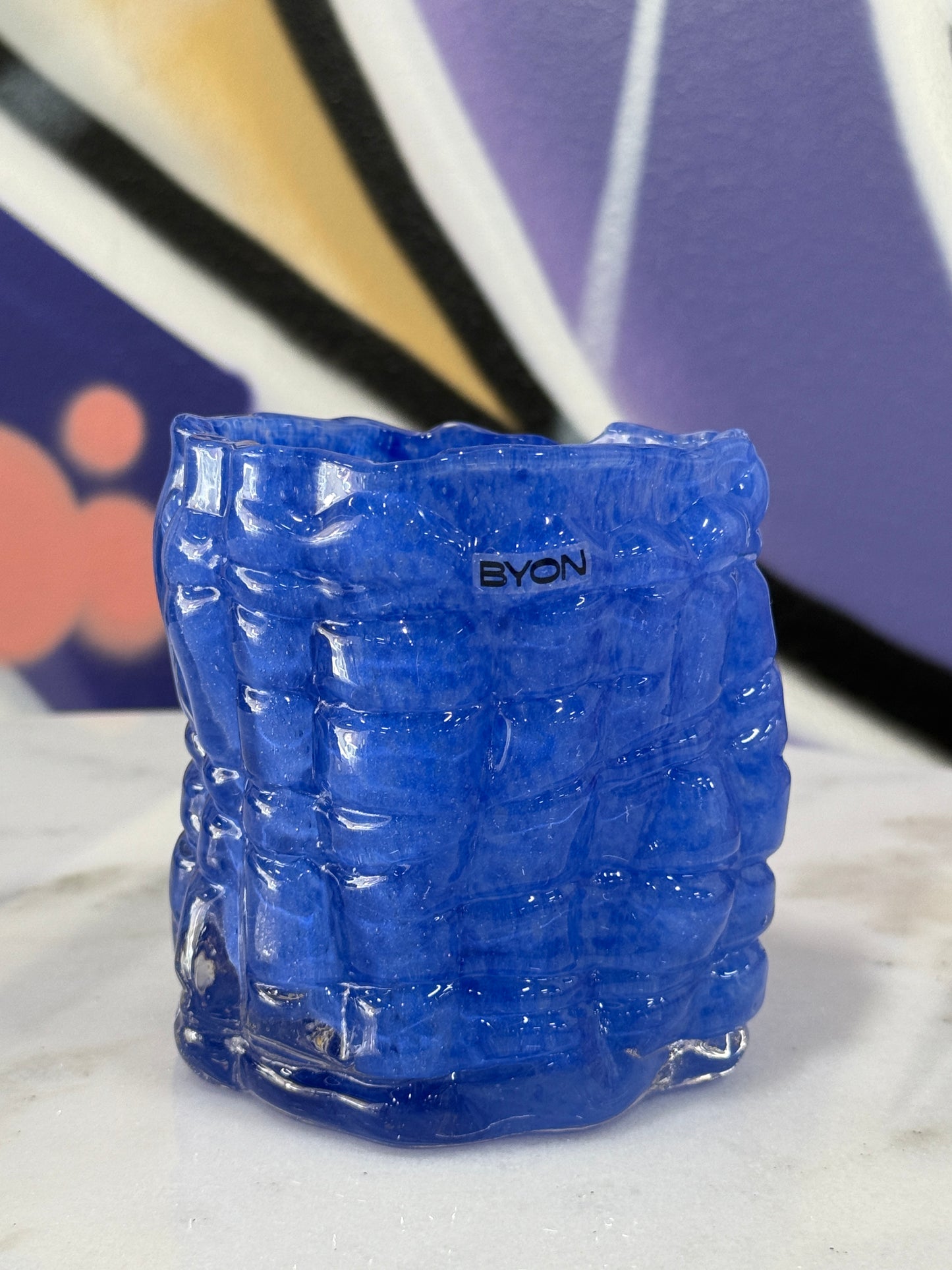 Candle Holder Laranne Blue