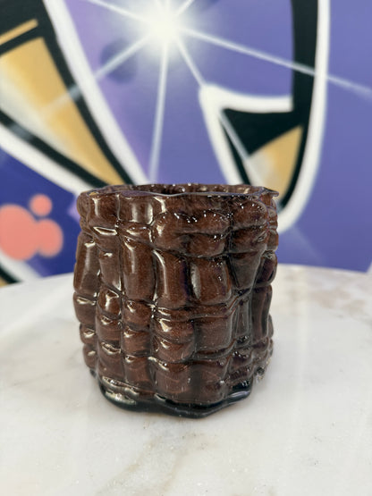 Candle Holder Laranne Brown