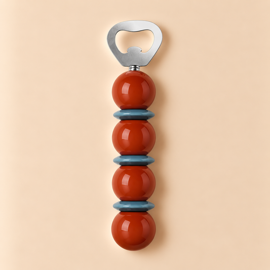 Ouvre-bouteille Bobbin Orange et Chambray