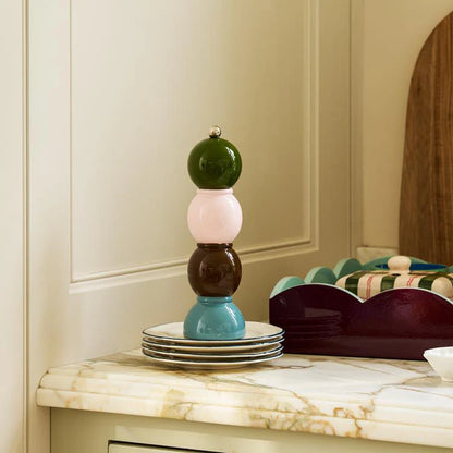 Bobbin Salt & Pepper Mill Khaki Multi