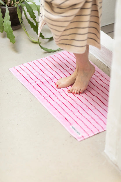 Bongusta Towels Pink & Red