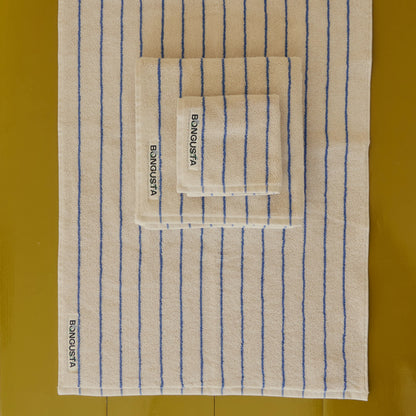 Bongusta Towels Moonbeam & Ultramarine