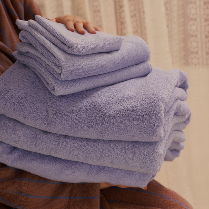 Bongusta Towels Solid Lavender Blue