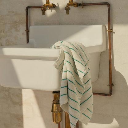 Bongusta Towels Pure White & Grass
