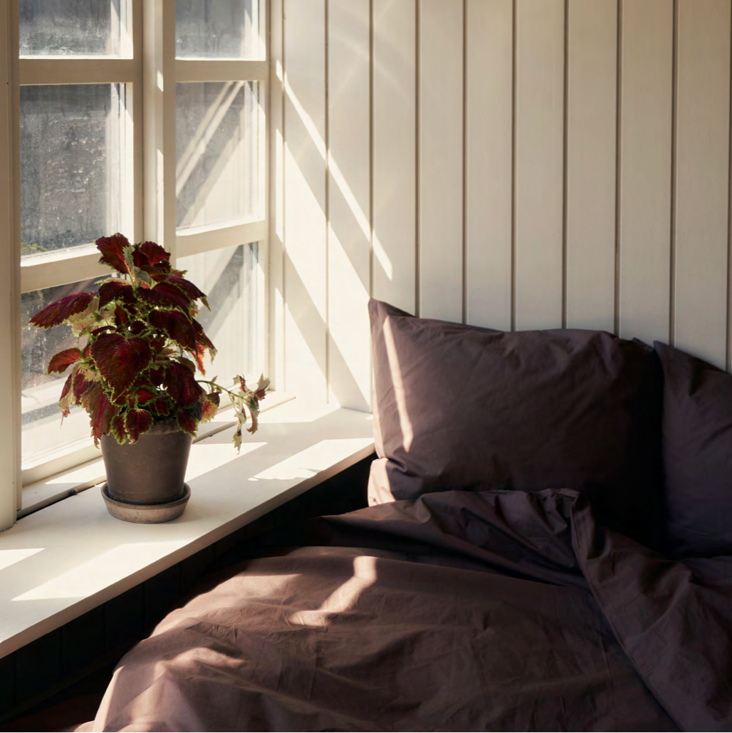 Bongusta Percale Duvet Cover Coffee