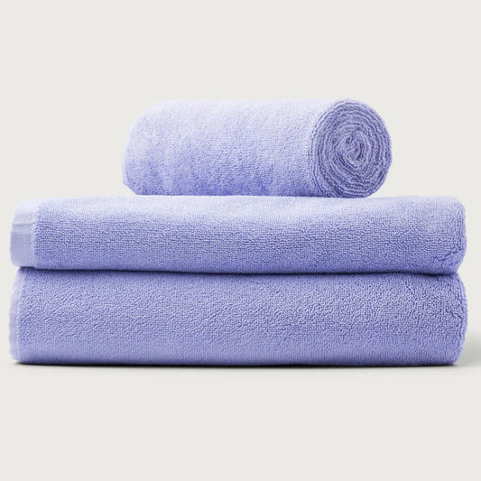 Bongusta Towels Solid Lavender Blue