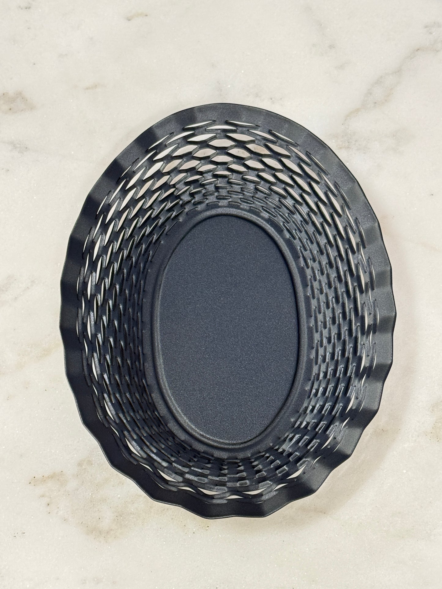 Cestino per il pane medio blu notte 