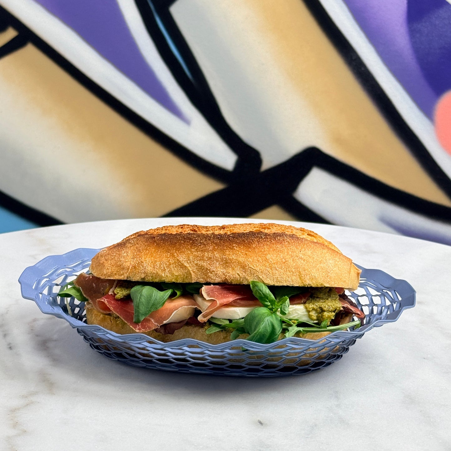 Bread Basket Medium Pastel Blue