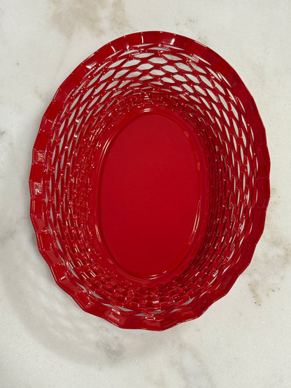 Bread Basket Medium Red