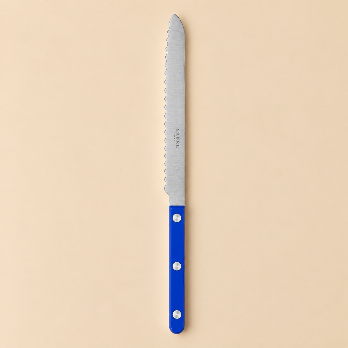 Sabre Paris Vintage Bread Knife Blue