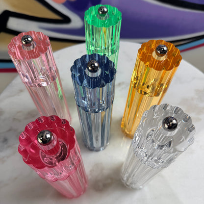 Icy Flute Blue Salt & Pepper Mill