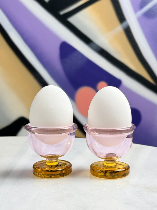 Egg Holder Cantine Pink Set of 2