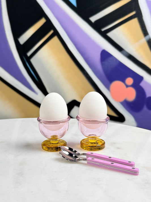 Egg Holder Cantine Pink Set of 2