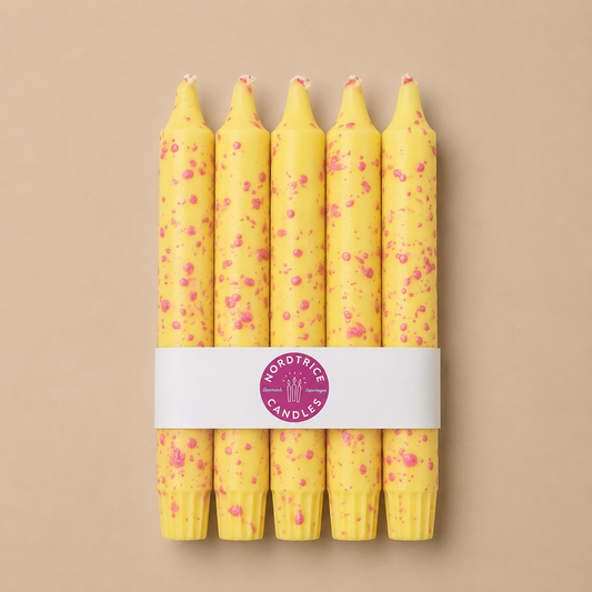 Candele Coriandoli al Burro di Lampone 5 pezzi