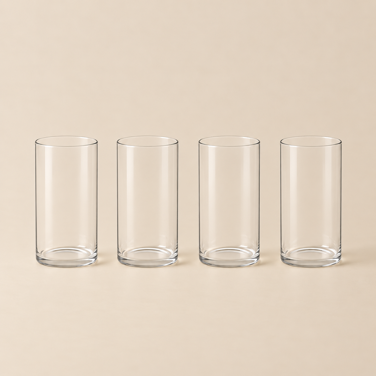 Cilindro Long Drink Glass 4-p