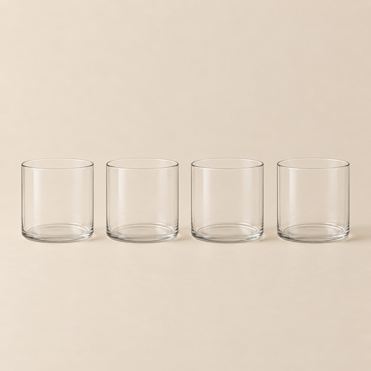 Verres à eau Cilindro, lot de 4