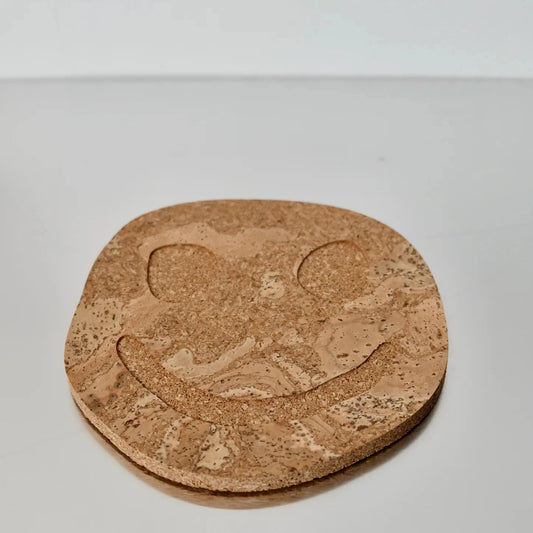 Oscar Cedon Smiley Happy Cork Trivet