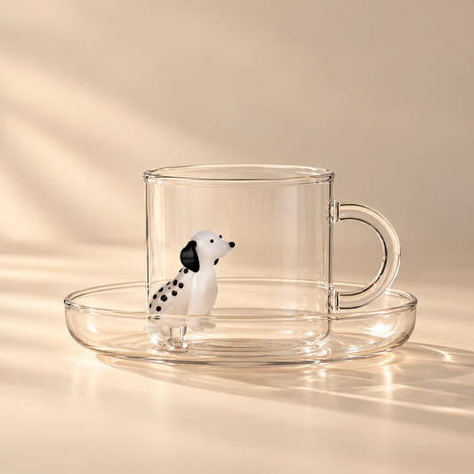 Cup & Saucer Dalmatian