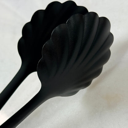 Salad Tong Matt-schwarz