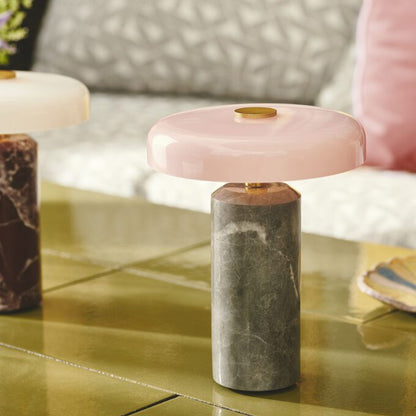 Tragbare Reiselampe Silberrosa