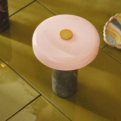 Tragbare Reiselampe Silberrosa