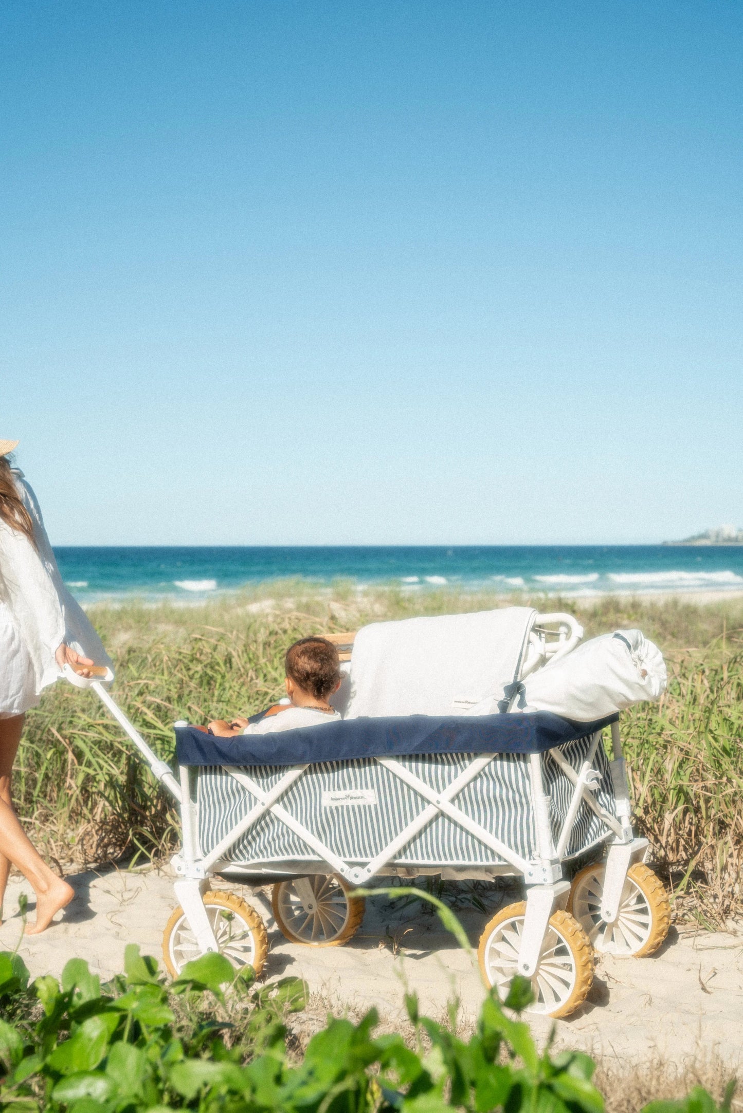 Beach Wagon Navy Blue Stripe