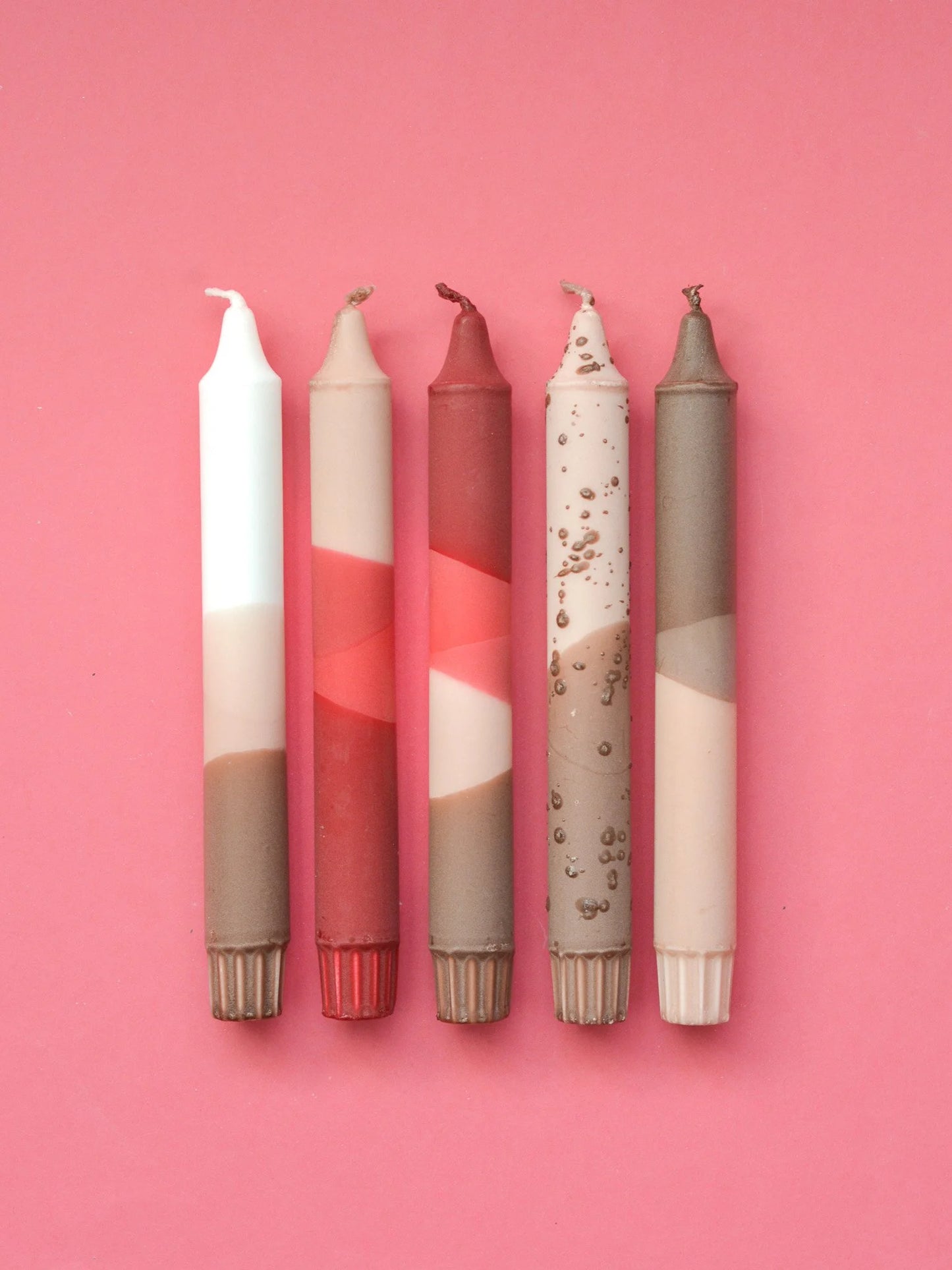 Candles Autumn Beige Mix 5-p
