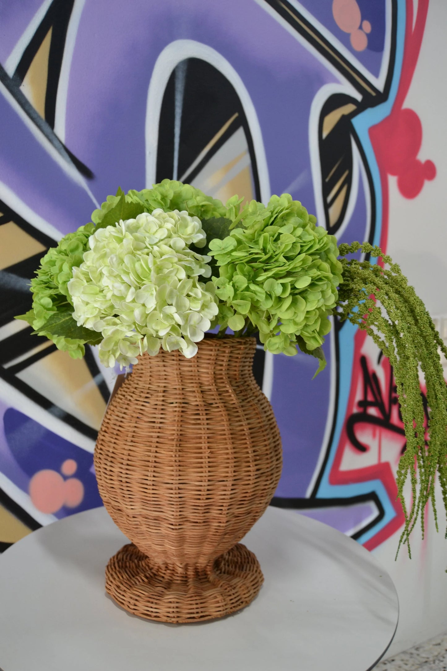 Rattan Vase