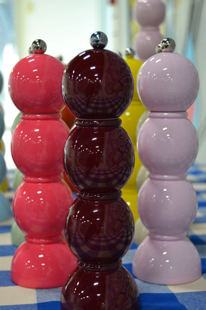 Bobbin Salt & Pepper Mill Burgundy