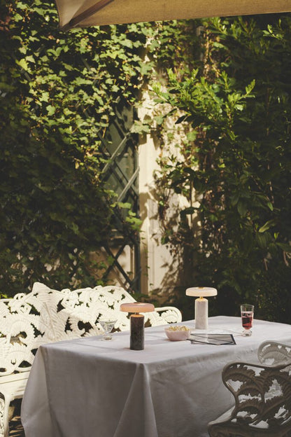 Tragbare Reiselampe Silberrosa