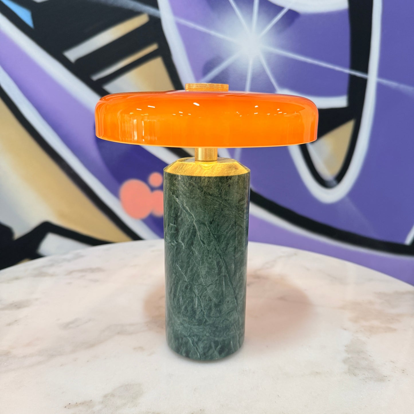 Lampe portable Trip couleur ambre mousse