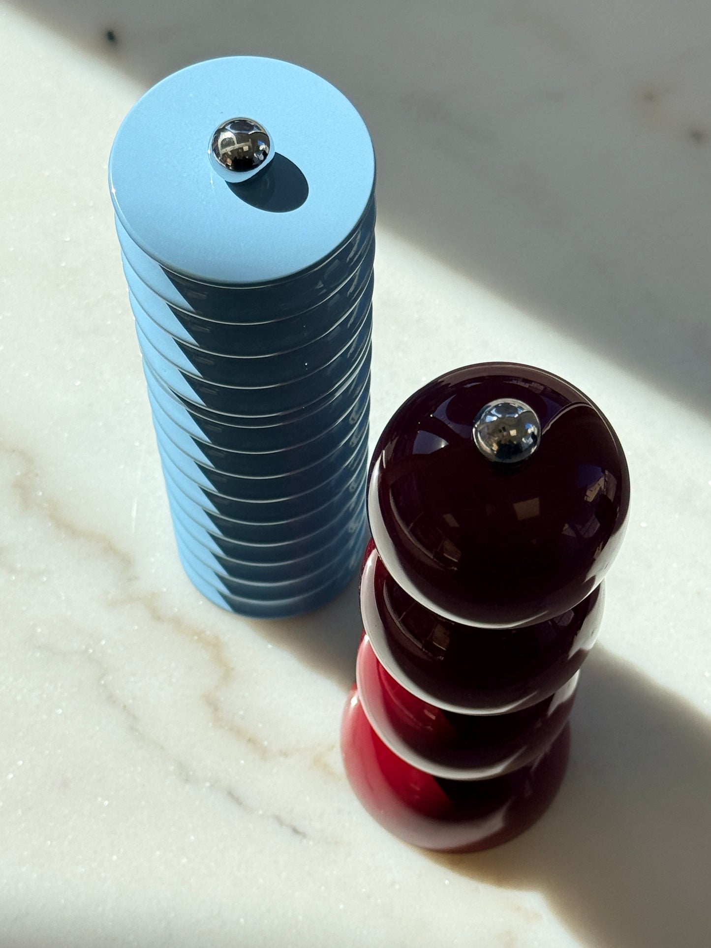 Twister Salt & Pepper Mill Light Blue