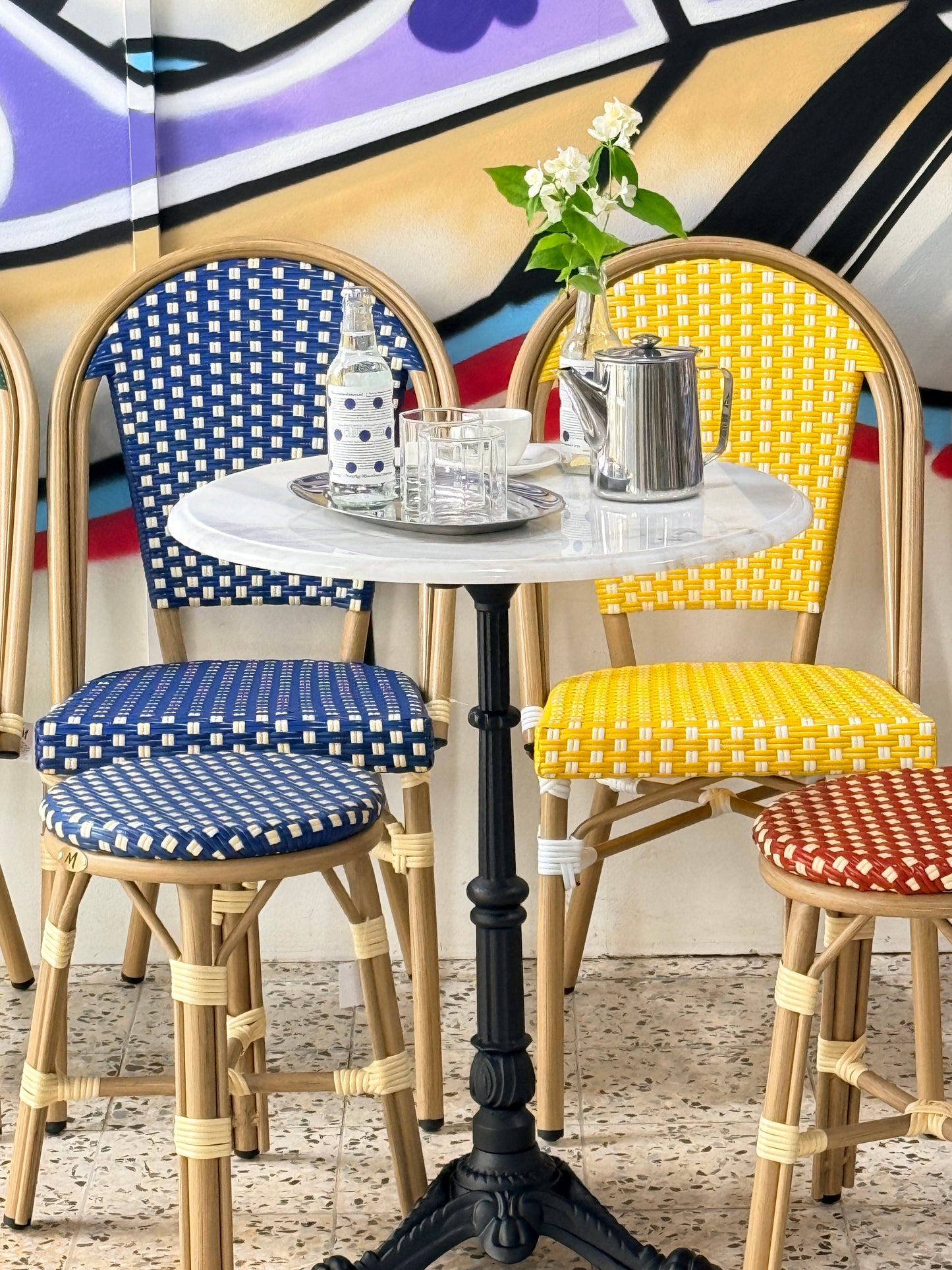 Mon Bistro Stool Blue
