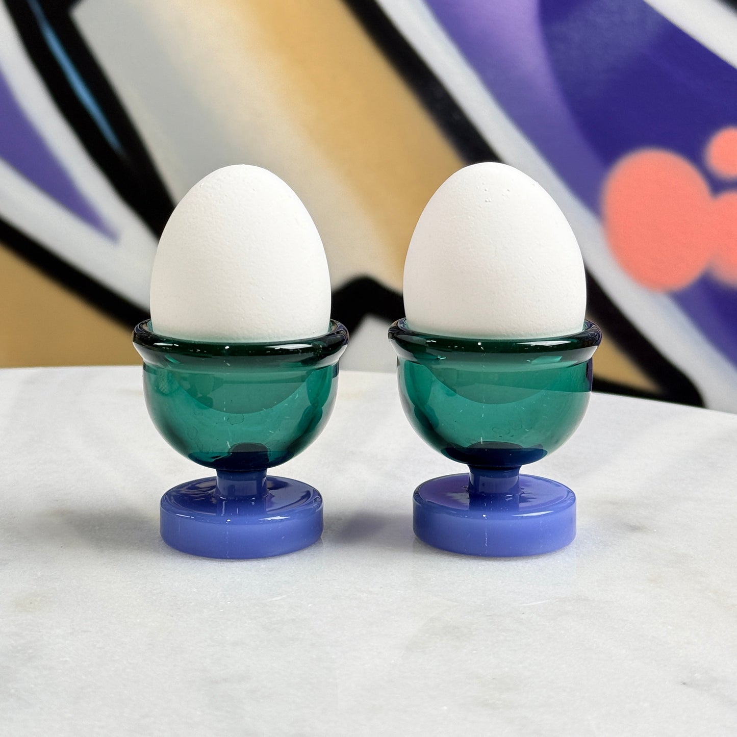 Eierhalter Cantine Blau 2er-Set