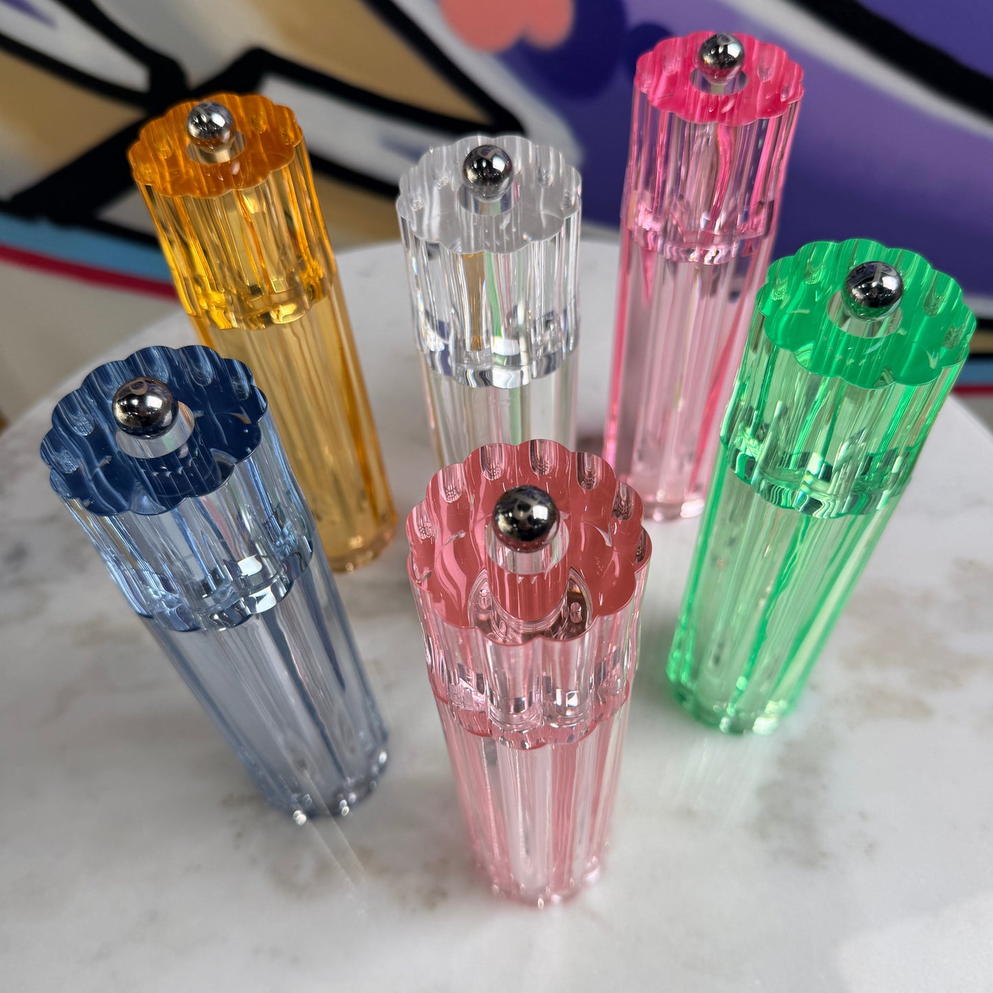 Macina sale e pepe Icy Flute rosa pallido