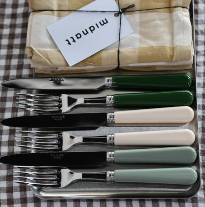 Set di posate Sabre Paris 24 pezzi Pop Unis Asparagus