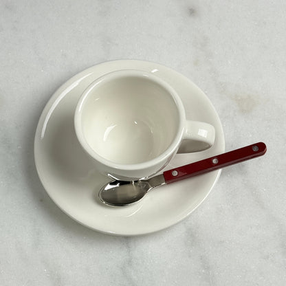 Sabre Little Espresso Spoon Burgundy